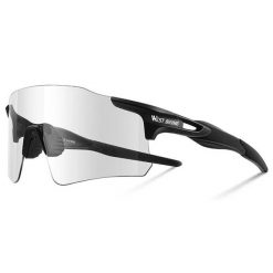 Lekkie okulary rowerowe fotochromowe z poliwęglanu. Czarne okulary przeciwsłoneczne WEST BIKING. Za 151.96 zł.