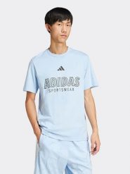Adidas Koszulka w kolorze błękitnym rozmiar: 3XL. Niebieskie bezrękawniki Adidas, xl, bez wzorów, z bawełny, bez kołnierzyka, bez ramiączek. Za 78.28 zł.