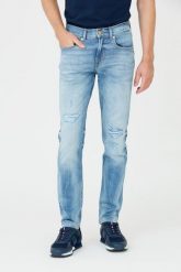 7 FOR ALL MANKIND Niebieskie jeansy Slimmy Tapered. Niebieskie jeansy 7 for all mankind, m. W wyprzedaży za 599.99 zł.