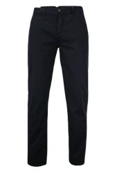 Bawełniane, Elastyczne Spodnie Męskie, CHINOS, Zwężane Nogawki, Granatowe. Eleganckie spodnie Chiao, m, z bawełny. Za 169.00 zł.