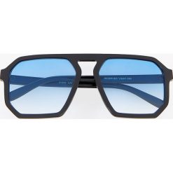 Niebieskie okulary przeciwsłoneczne - Czarny. Okulary przeciwsłoneczne marki Reserved. Za 59.99 zł.