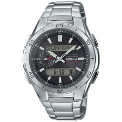 Zegarek męski Casio WVA-M650D-1AER, Quartz, 44mm, 10ATM. Czarne zegarki Casio. Za 771.75 zł.