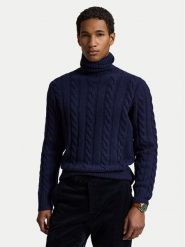 Polo Ralph Lauren Golf 710917035006 Granatowy Regular Fit. Niebieskie swetry rozpinane Polo Ralph Lauren, l, bez wzorów, z wełny, bez kołnierzyka, bez ramiączek. Za 1,999.00 zł.