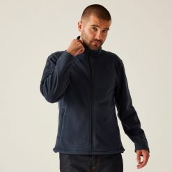 Polar roboczy męski Micro Full Zip. Niebieskie bluzy z polaru Regatta, m, bez wzorów, z polaru, bez kaptura. Za 173.50 zł.