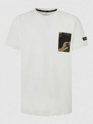 Pepe Jeans FOOTWEAR Koszulka w kolorze białym rozmiar: S. Białe bezrękawniki Pepe Jeans FOOTWEAR, s, bez wzorów, z bawełny, bez kołnierzyka, bez ramiączek. Za 88.43 zł.