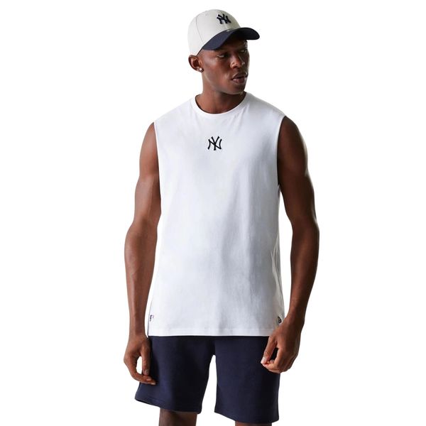 Podkoszulek New York Yankees Nos MLB Midi. Czarne podkoszulki New Era, l, bez wzorów, z materiału, bez ramiączek. Za 111.50 zł.