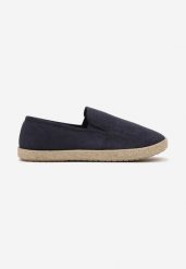 Granatowe Trampki w Stylu Espadryli Wsuwane Tolindea. Niebieskie trampki Born2be, m, bez wzorów, bez zapięcia. W wyprzedaży za 59.49 zł.