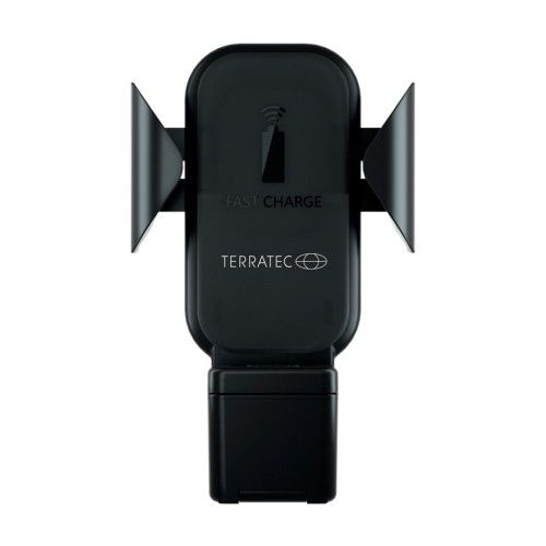 Terratec ChargeAir All Car Uchwyt aktywny Telefon komórkowy/Smartfon, Smartwatch Czarny. Czarne zegarki smartwatch TerraTec, bez wzorów. Za 242.99 zł.