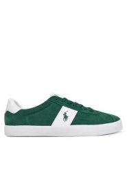 Polo Ralph Lauren Sneakersy 816961260003 Zielony. Zielone buty sportowe casual Polo Ralph Lauren, bez wzorów, ze skóry, bez zapięcia. Za 399.99 zł.