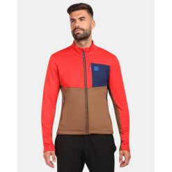 Strato intermedio in pile da uomo Kilpi ERIN-M. Brązowe bluzy Kilpi, na zimę, m, bez wzorów, bez kaptura. Za 370.41 zł.
