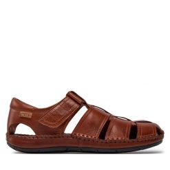 Sandały Pikolinos. Brązowe sandały Pikolinos, bez zapięcia. Za 379.99 zł.