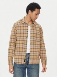 Vans Koszula Nate VN000M10 Beżowy Regular Fit. Brązowe koszule Vans, m, bez wzorów, z bawełny, bez kołnierzyka, bez ramiączek. Za 219.99 zł.