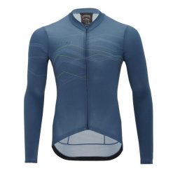 Koszulka rowerowa męska Silvini Valfuro MD2200. Niebieskie bluzy Silvini, m, bez wzorów, bez kaptura. W wyprzedaży za 398.00 zł.