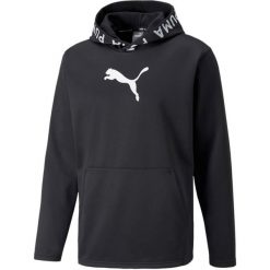 Bluza dresowa męska Puma TRAIN PWR. Czarne bluzy z kapturem Puma, m, bez wzorów, z dresówki, z kapturem. Za 99.00 zł.