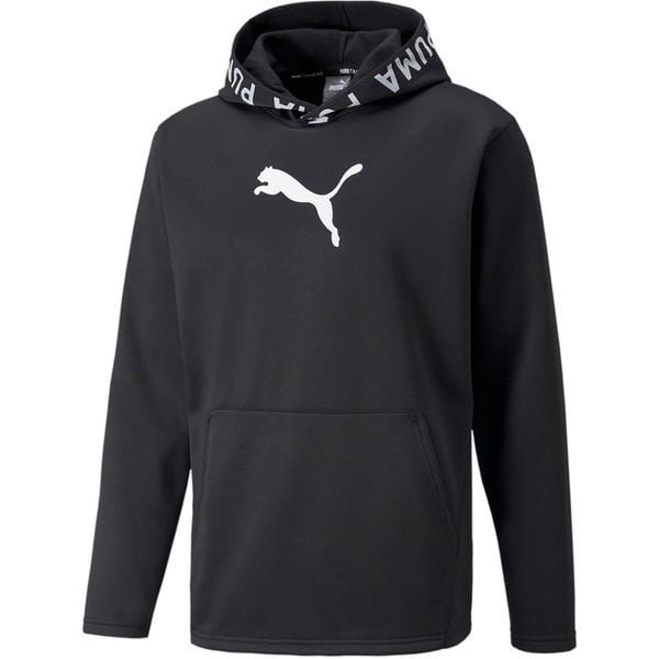Bluza dresowa męska Puma TRAIN PWR. Czarne bluzy z kapturem Puma, m, bez wzorów, z dresówki, z kapturem. Za 99.00 zł.