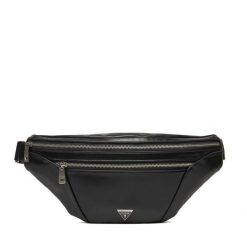 Saszetka nerka Guess. Czarne saszetki i nerki Guess, z aplikacjami. Za 229.99 zł.