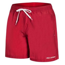 Męskie Szorty Kąpielowe Remy. Czerwone kąpielówki Aqua-Speed, m, bez wzorów, krótkie. Za 92.99 zł.