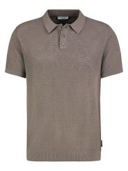Eight2Nine Koszulka polo w kolorze szarobrązowym rozmiar: XL. Brązowe koszulki polo Eight2Nine, xl, bez wzorów, bez kołnierzyka, bez ramiączek. Za 82.99 zł.