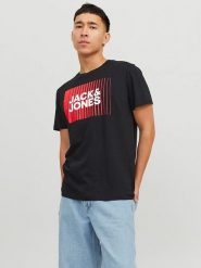 Jack & Jones Koszulka w kolorze czarnym rozmiar: L. Czarne bezrękawniki Jack & Jones, l, bez wzorów, z bawełny, bez kołnierzyka, bez ramiączek. Za 39.77 zł.