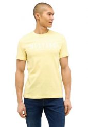 Męski T-Shirt Mustang Style Austin Custard 1016480 9027. T-shirty Mustang, m, bez wzorów, bez kołnierzyka, bez ramiączek. Za 69.99 zł.