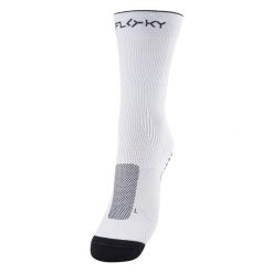 Skarpetki Floky Run Up Średnie Dorosłych. Białe skarpetki sportowe FLOKY, z aplikacjami, z materiału. Za 205.99 zł.