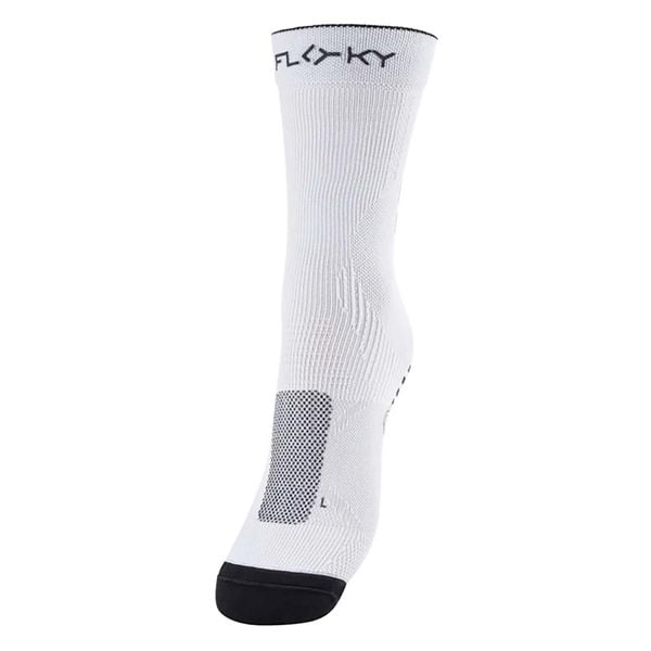 Skarpetki Floky Run Up Średnie Dorosłych. Białe skarpetki sportowe FLOKY, z aplikacjami, z materiału. Za 205.99 zł.