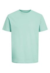 Bawełniana koszulka T-BASIC. Zielone t-shirty Volcano, l, bez wzorów, z bawełny, bez kołnierzyka, bez ramiączek. Za 59.99 zł.