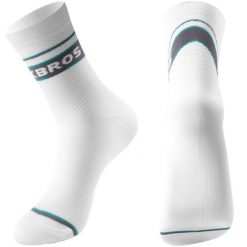 Skarpetki rowerowe kolarskie antybakteryjne Rockbros RB4900 unisex. Białe skarpety ROCKBROS, bez wzorów. Za 29.90 zł.