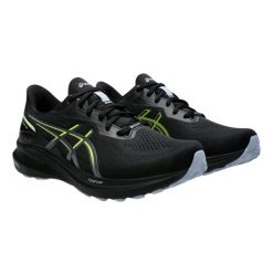 Męskie Buty Do Biegania GT1000 13. Czarne buty turystyczne ASICS, bez wzorów, z gumy, bez zapięcia, do biegania. Za 940.99 zł.
