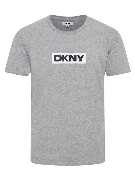 DKNY Koszulka w kolorze szarym rozmiar: XL. Szare bezrękawniki DKNY, xl, bez wzorów, z bawełny, bez kołnierzyka, bez ramiączek. Za 70.90 zł.