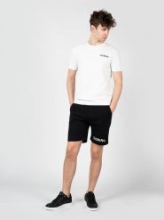 Iceberg Szorty | D0226302 | Mężczyzna | Czarny. Czarne szorty ICEBERG, m, bez wzorów, z bawełny, sportowe. W wyprzedaży za 539.00 zł.