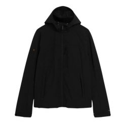 Kurtka softshell z kapturem Superdry Trekker. Czarne kurtki Superdry, xl, bez wzorów, z elastanu, z kapturem. Za 486.40 zł.