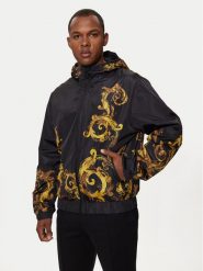 Versace Jeans Couture Kurtka przejściowa 76GAS406 Czarny Regular Fit. Czarne kurtki Versace Jeans Couture, m, bez wzorów, z jeansu, bez kaptura. Za 1,669.00 zł.