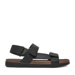 Sandały Lasocki. Czarne sandały Lasocki, bez zapięcia. Za 149.99 zł.