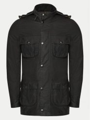 Barbour Kurtka przejściowa Corbridge MWX0340BK72 Czarny Tailored Fit. Czarne kurtki Barbour, m, bez wzorów, z bawełny, bez kaptura. Za 1,579.00 zł.