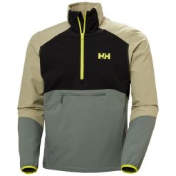 Kurtka wodoodporna Helly Hansen Cascade Shield. Zielone kurtki Helly Hansen, bez wzorów, z softshellu, bez kaptura. Za 680.50 zł.