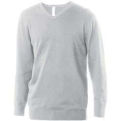 Pulower Kariban Col V. Szare swetry nierozpinane KARIBAN, m, bez wzorów, z bawełny, bez kołnierzyka, bez ramiączek. Za 185.00 zł.
