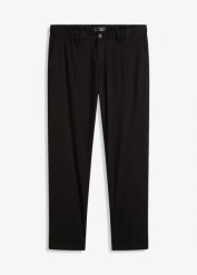Eleganckie spodnie z kantem, regular fit. Czarne eleganckie spodnie bonprix, m, eleganckie. Za 149.99 zł.
