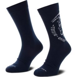 Zestaw 2 par wysokich skarpet unisex DIESEL - Skm Ray 00SAYH-0EASX-E4076 Granatowy. Skarpety marki Diesel. Za 79.00 zł.