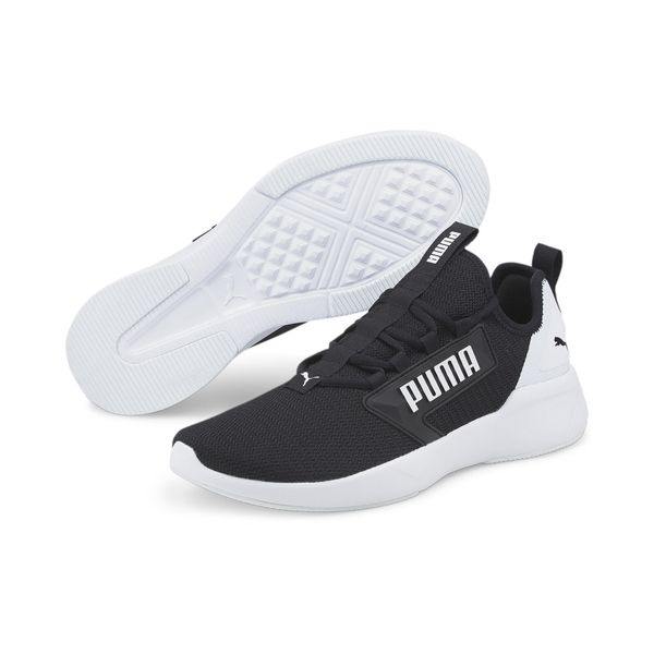 Buty do chodzenia męskie Puma Retaliate Block. Białe buty do biegania Puma, bez wzorów, z materiału, bez zapięcia, do biegania. Za 209.00 zł.