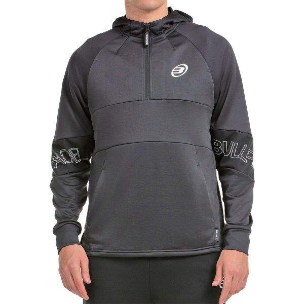 Sudadera Bullpadel Gumala. Czarne bluzy bullpadel, bez wzorów, bez kaptura. W wyprzedaży za 236.60 zł.