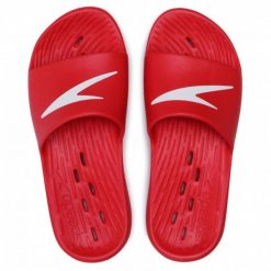 Klapki basenowe męskie Speedo Slide. Białe klapki Speedo, z materiału. Za 76.98 zł.