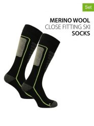 Norfolk Skarpety trekkingowe (2 pary) "Courchevel" w kolorze czarnym rozmiar: 47-50. Czarne skarpety Norfolk, bez wzorów, z materiału. Za 82.99 zł.