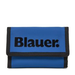Duży Portfel Męski Blauer. Niebieskie portfele Blauer, bez wzorów. Za 129.99 zł.