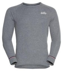 Longsleeve termoaktywny męski ODLO Active Warm Originals Bl Top Crew Neck. Szare bielizna termoaktywna ODLO, m, bez wzorów, z poliesteru, bez ramiączek, narciarskie. Za 299.99 zł.