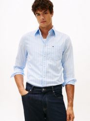 Tommy Hilfiger koszula casual Mężczyźni Regular Fit Bawełna niebieski|biały, XXL. Białe koszule Tommy Hilfiger, m, bez wzorów, z bawełny, bez kołnierzyka, bez ramiączek. Za 279.95 zł.