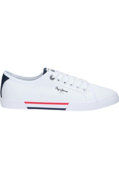 Trampki męskie sportowe Pepe Jeans BRADY MEN BASIC. Białe trampki Pepe Jeans, m, bez wzorów, bez zapięcia. Za 214.00 zł.