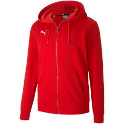 Bluza męska Puma teamGOAL 23 Casuals Hooded Jacket czerwona. Czerwone bluzy z kapturem Puma, l, bez wzorów, z bawełny, z kapturem. Za 198.97 zł.