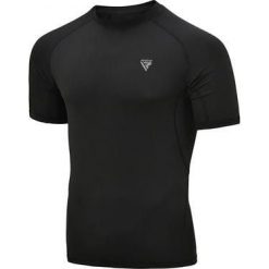 Koszulka kompresyjna RDX T15 Rash Guard. Czarne odzież kompresyjna RDX SPORTS, xl, bez wzorów, z materiału. Za 139.99 zł.