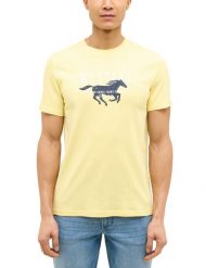 Męski T-Shirt Mustang Style Austin Custard 1016484 9027. T-shirty Mustang, m, bez wzorów, bez kołnierzyka, bez ramiączek. Za 79.99 zł.